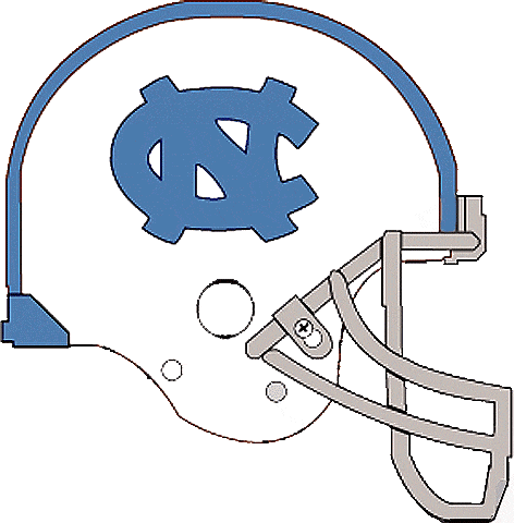 North Carolina Tar Heels 1963-1966 Helmet Logo diy iron on heat transfer